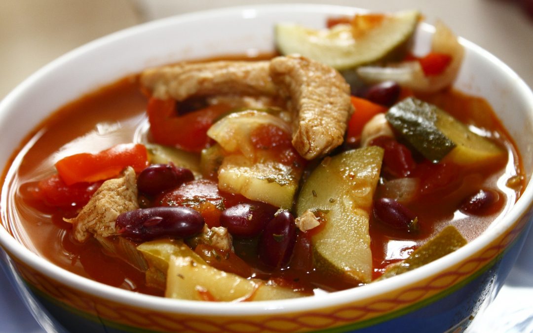 Gyrossuppe aus dem Backofen ohne anbraten