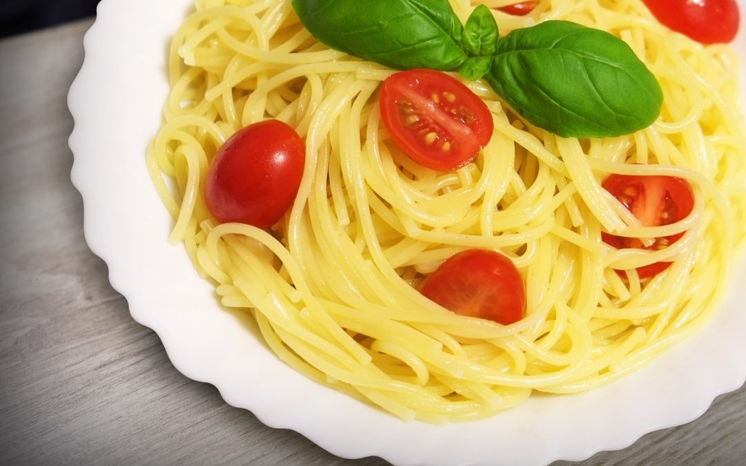 Spaghetti mit Kirschtomaten